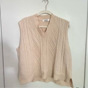storets cream sweater vest